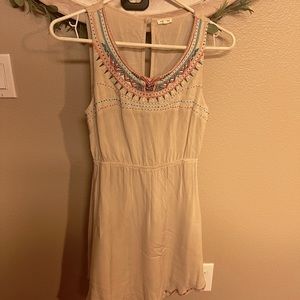 Summer dress  with bead detail